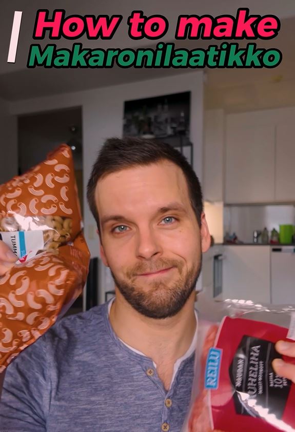 Como fazer um prato da culinária afetiva finlandesa – Macarrão de forno estilo Finlandês (Makaronilaatikko)